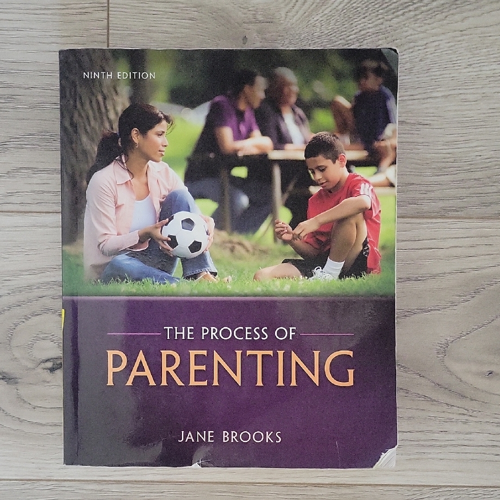 The Process of Parenting by Jane Brooks - Purple Cover